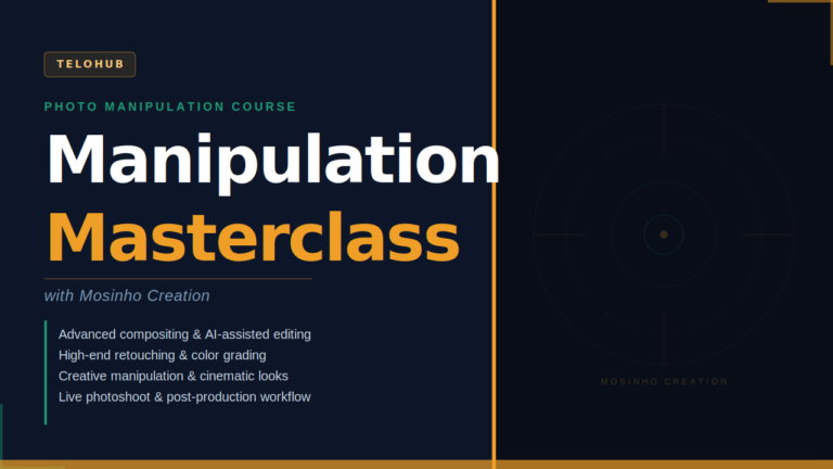 PHOTO MANIPULATION MASTERCLASS WITH MOSINHO CREATION